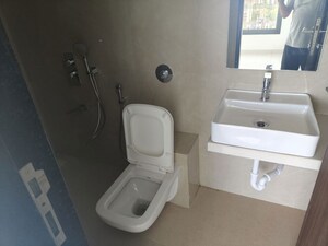 Bathroom in 2 BHK Apartment at Group Satellite Elegance, Goregaon East – for Rent