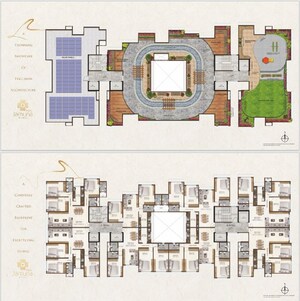 Floor Plan in 3 BHK Apartment at Pranav Jamuna Mahal CHS, Santacruz East – for Sale