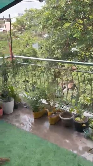 Balcony in 1.5 BHK Apartment at Sarita Vihar – for Rent