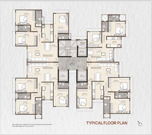 Floor Plan in 3 BHK Apartment at Gulnar Apartments, Bandra West – for Sale