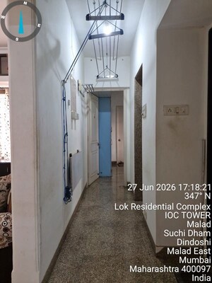 Building Lobby in 2 BHK Apartment at Vrindavan CHS Malad, Malad East – for Rent