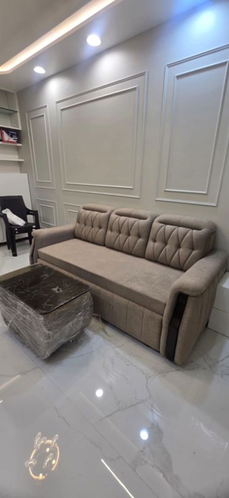 Living Room, prescon-midtown-bay 1 Bedroom 650 Sq.Ft. Apartment In Mahim West Mumbai 10699048