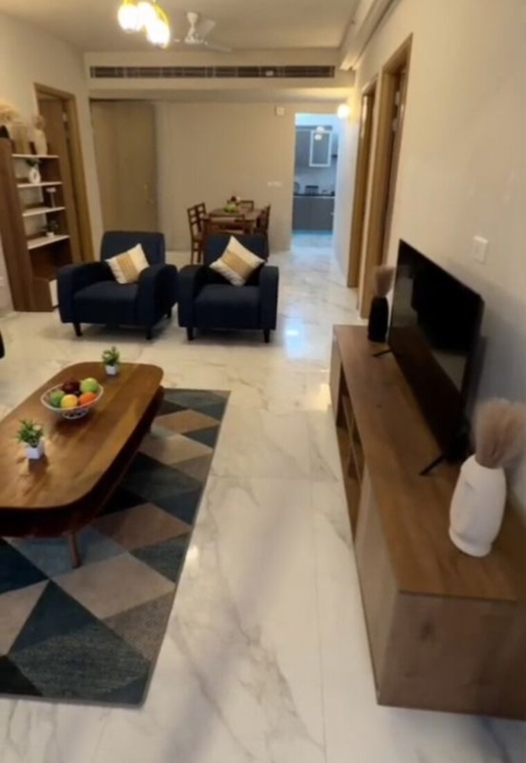 Living Room, m3m-heights 3 Bedroom 1828 Sq.Ft. Apartment In Sector 65 Gurgaon 10699081