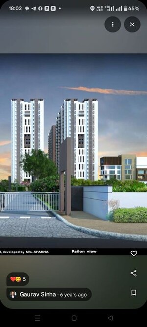 3 BHK Apartment For Sale in Aparna Cyberscape, Nallagandla