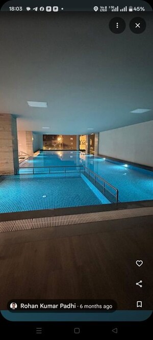 Swimming Pool in 3 BHK Apartment at Aparna Cyberscape, Nallagandla – for Sale