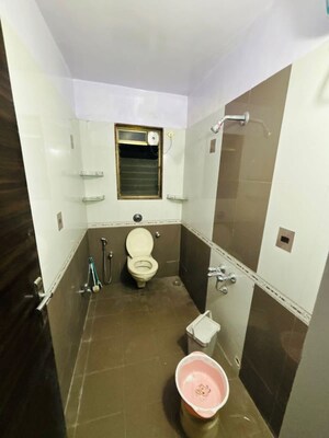 Attached Bathroom in 2 BHK Apartment at M.K Morya Heights, Kharghar – for Rent