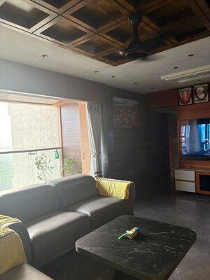 Living Room in 2 BHK Apartment at Nisarg Hyde Park, Kharghar – for Rent