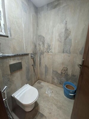 Bathroom in 3 BHK Builder Floor at Chattarpur – for Rent