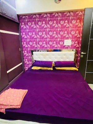 Bedroom in 3 BHK Apartment at Paradise Sai Mannat, Kharghar – for Rent