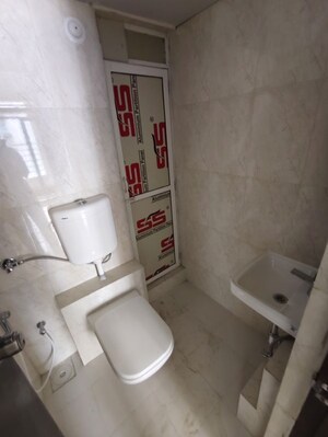 Bathroom in 1 BHK Apartment at Puranik Rumah Bali, Ghodbunder Road – for Rent
