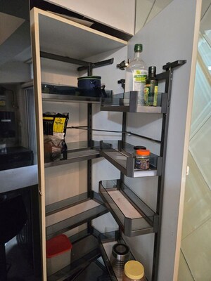 Kitchen in 3 BHK Apartment at NG Grand Plaza, Ghansoli – for Rent