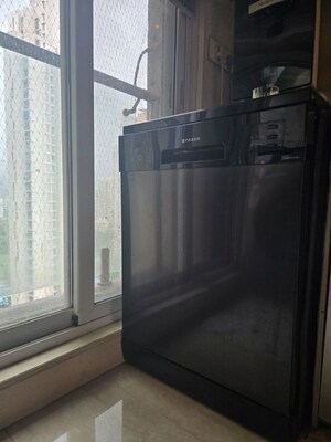 Kitchen in 3 BHK Apartment at NG Grand Plaza, Ghansoli – for Rent