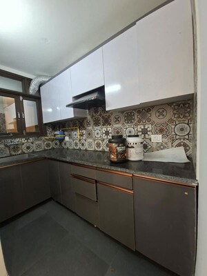 Kitchen in 2 BHK Builder Floor at Chattarpur – for Rent
