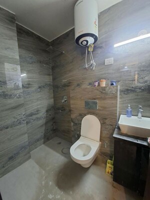 Bathroom in 2 BHK Builder Floor at Chattarpur – for Rent