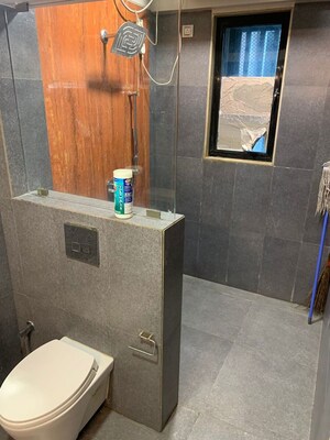 Bathroom in 3 BHK Apartment at Lakhani Signature, Pali Hill – for Rent