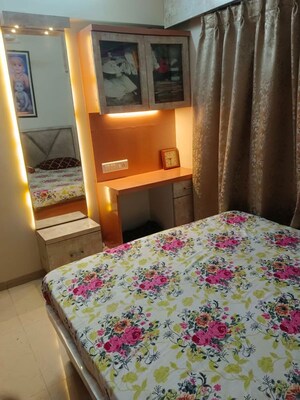 Bedroom in 1 BHK Apartment at Bombay Annexe, Vashi Sector 9 – for Rent