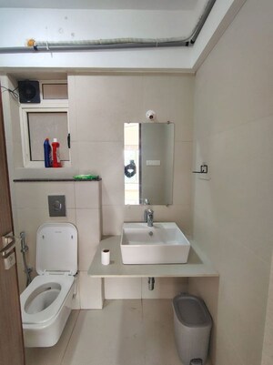 Bathroom in 3 BHK Apartment at Gulmohar Road – for Rent