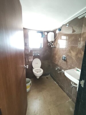 Bathroom in 1 BHK Apartment at RNA NG Diamond Hill, Beverly Park – for Rent