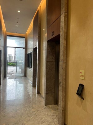 Building Lobby in 2 BHK Apartment at Sheth Auris Serenity Tower 1, Malad West – for Rent