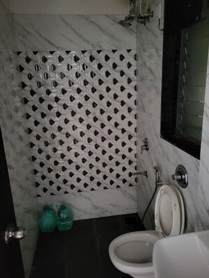 Bathroom in 2 BHK Apartment at UK Iridium, Kandivali East – for Rent