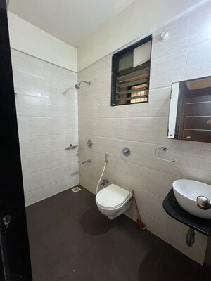 Bathroom in 2 BHK Apartment at Velocity Hill Spring Phase II, Ghodbunder Road – for Rent