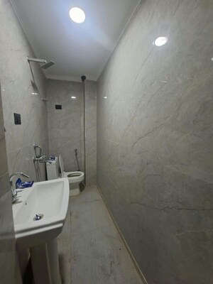 Bathroom in 2 BHK Builder Floor at Chattarpur – for Rent