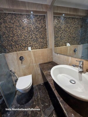 Bathroom in 4 BHK Apartment at L Nagpal Ruby, Bandra West – for Sale