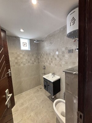 Attached Bathroom in 3 BHK Builder Floor at Chattarpur – for Sale