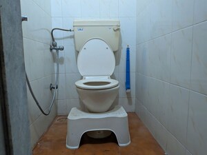 Bathroom in 1 BHK Apartment at Sangam Lokmilan CHS, Powai – for Rent