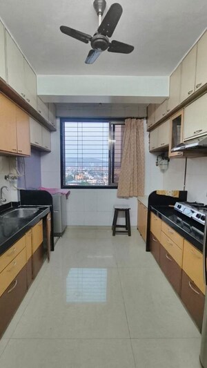 Kitchen in 2 BHK Apartment at Beverly Park, Nerul – for Rent