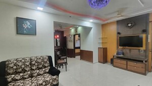 Living Room in 2 BHK Apartment at Beverly Park, Nerul – for Rent