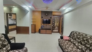 Living Room in 2 BHK Apartment at Beverly Park, Nerul – for Rent