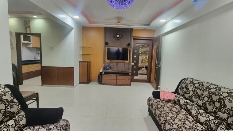 Living Room, beverly-park 2 Bedroom 1300 Sq.Ft. Apartment In Nerul Navi Mumbai 10699347