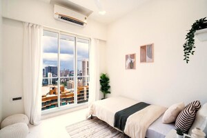 Living Room in 2 BHK Apartment at Ekta Tripolis, Goregaon West – for Sale