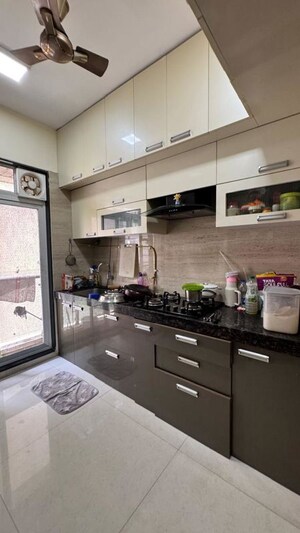 Kitchen in 3 BHK Apartment at Tricity palacio, Seawoods – for Rent