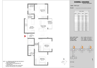 3 BHK 1228 Sq.Ft. Apartment in Godrej Ananda