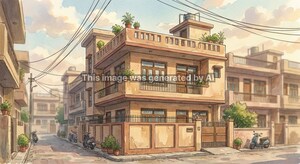  Builder Floor – Exterior View View at Mahendru Enclave - for Sale