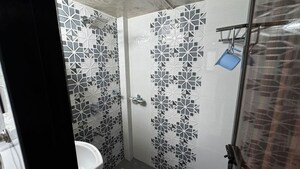 Bathroom in 1 BHK Apartment at Koteshwar Nagar CHS, Andheri East – for Rent