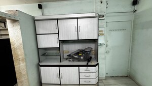 Kitchen in 1 BHK Apartment at Koteshwar Nagar CHS, Andheri East – for Rent