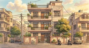  Apartment – Exterior View View at Sahibabad - for Sale