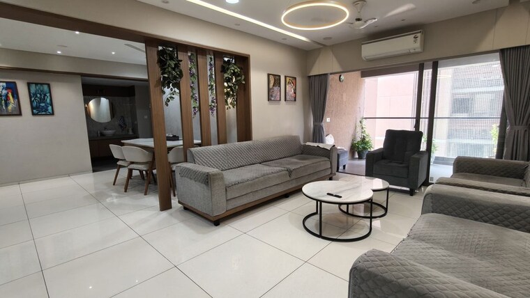 Living Room, vastrapur 4 Bedroom 3250 Sq.Ft. Apartment In Vastrapur Ahmedabad 10699565