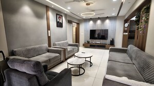 Living Room in 4 BHK Apartment at Vastrapur – for Sale