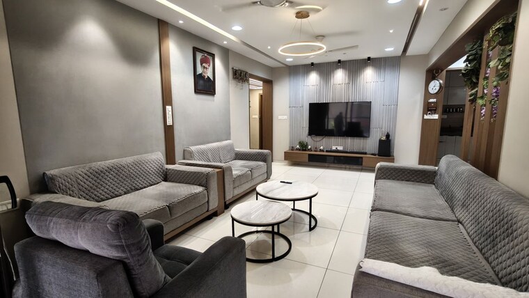 Living Room, vastrapur 4 Bedroom 3250 Sq.Ft. Apartment In Vastrapur Ahmedabad 10699565