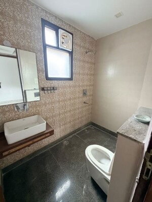 Bathroom in 2 BHK Builder Floor at Malviya Nagar – for Rent