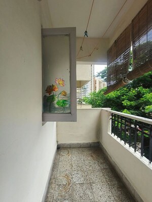 Balcony in 1 BHK Apartment at Raheja Township, Malad East – for Rent