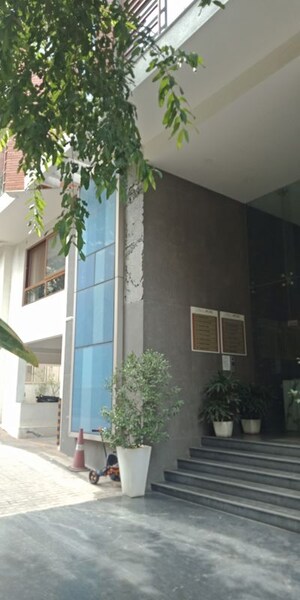 Staircase in 3 BHK Apartment at PCOC Lanai, Koramangala – for Sale