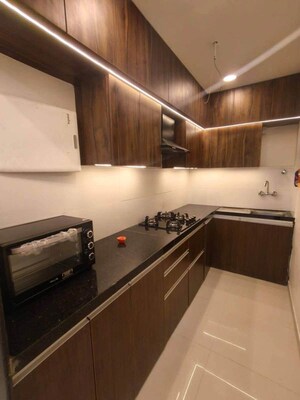 Kitchen in 2.5 BHK Apartment at Gera World of Joy, Kharadi – for Rent