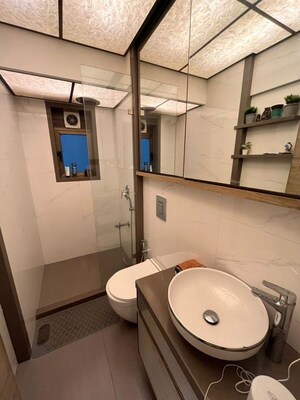 Bathroom in 2 BHK Apartment at Cuffe Parade – for Sale