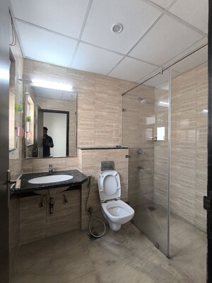Bathroom in 3 BHK Builder Floor at BPTP Amstoria Country Floor, Sector 102 – for Rent