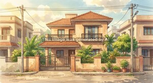  Independent House – Exterior View View at Ankleshwar - for Sale